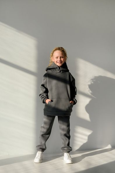 Дитячий спортивний костюм на флісі Unisex 122-146 см 7046