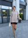 Жіночий подовжений светр oversize з гіпюром