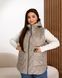 Жіночий утеплений стьобаний жилет PLUS SIZE