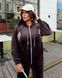 Женский велюровый брючный костюм PLUS SIZE