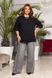 Модна футболка з мереживом Plus Size