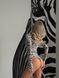 Напівпрозоре жіноче боді Animal print