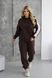 Жіночий теплий спортивний костюм-трійка з жилетом PLUS SIZE