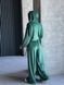 Зеленый велюровый костюм в стиле Оверсайз
