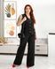 Літній брючний костюм із жилетом