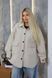 Жіноче пальто-сорочка з букле oversize PLUS SIZE