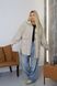 Жіноче пальто-сорочка з букле oversize PLUS SIZE
