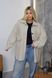Жіноче пальто-сорочка з букле oversize PLUS SIZE