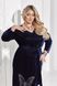Вечернее бархатное платье с узорами из страз