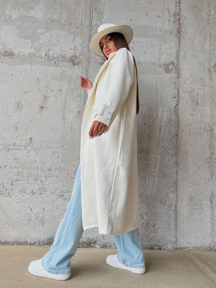Жіноче кашемірове пальто вільного крою ONESIZE 42-48