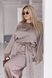 Роскошный шелковый костюм с брюками Plus Size