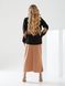 Knitted suit with geometric pattern - skirt and sweater