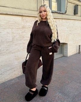 Жіночий теплий костюм із альпаки PLUS SIZE