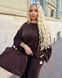 Жіночий теплий костюм із альпаки PLUS SIZE