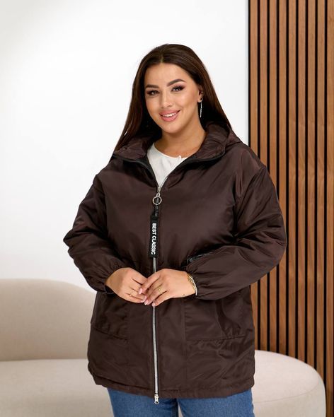 Женская утепленная водонепроницаемая куртка PLUS SIZE