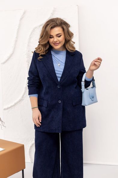 Жіночий вельветовий піджак Plus Size