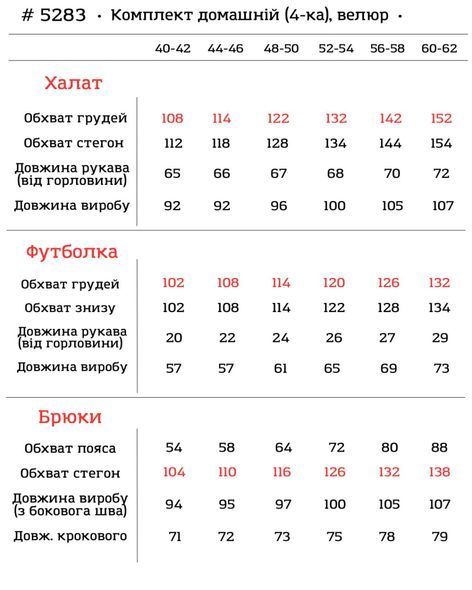 Домашний велюровый комплект