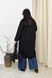 Жіноче двобортне пальто oversize з поясом