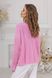 В'язаний светр Oversize з V-подібним вирізом, Рожевий, Oversize